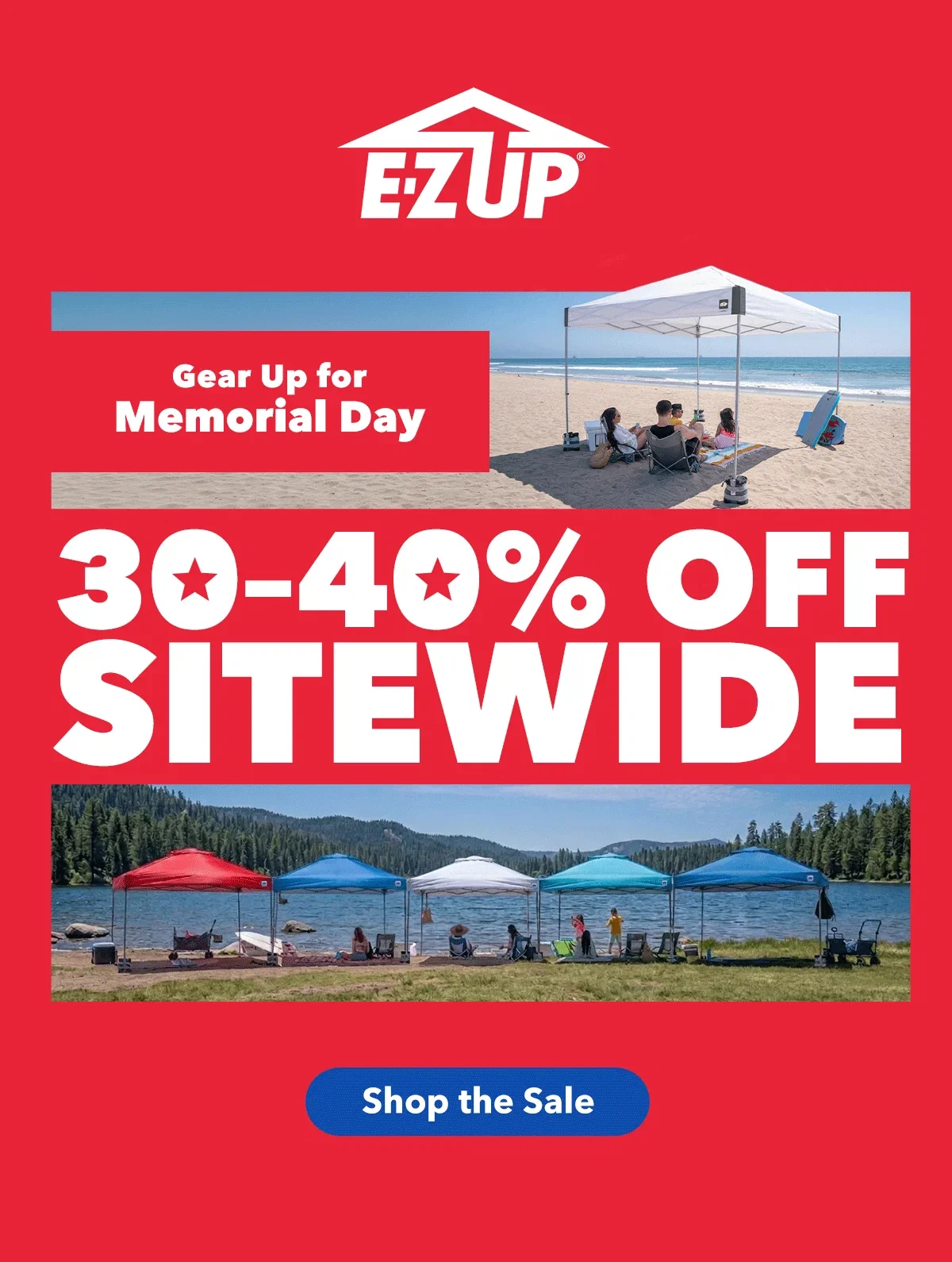 Gear Up for Memorial Day with 30-40% off Sitewide