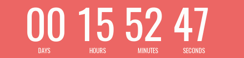 A clock counts down to 23:59 on Monday the 11th of May