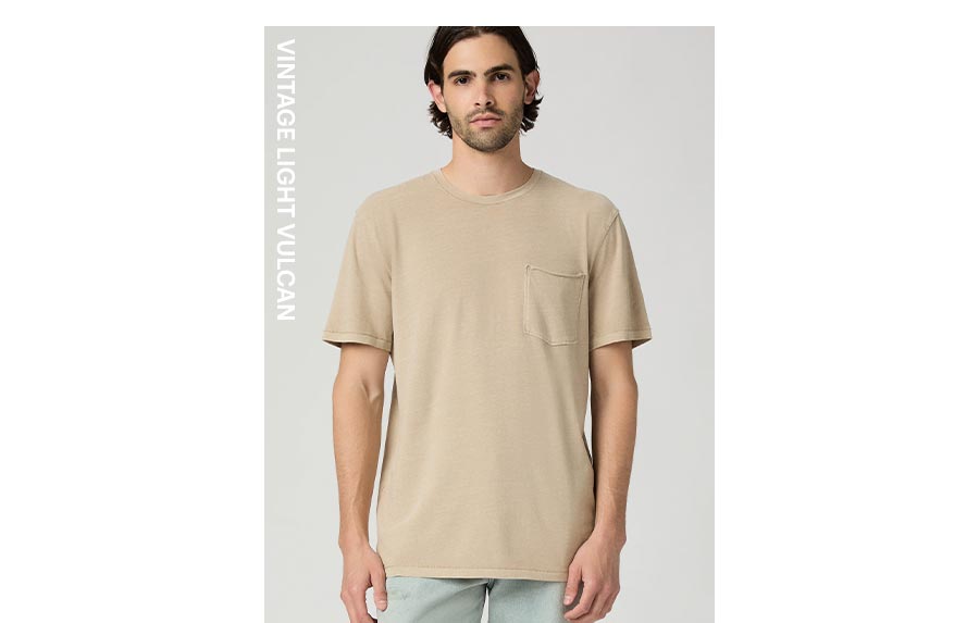 Shop Ramirez Tee in Vintage Light Vulcan.