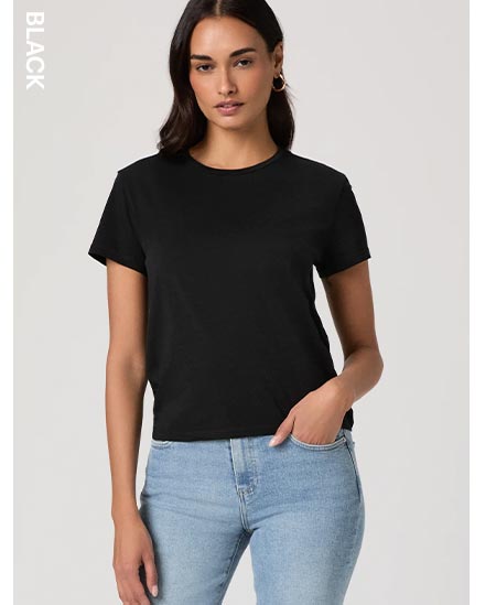Shop Haven Tee in Black.