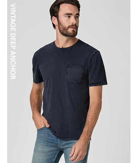 Shop Ramirez Tee in Vintage Deep Anchor.