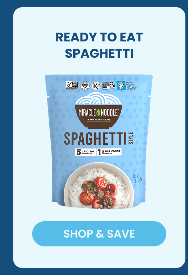 READY TO EAT SPAGHETTI   -- SHOP & SAVE  
