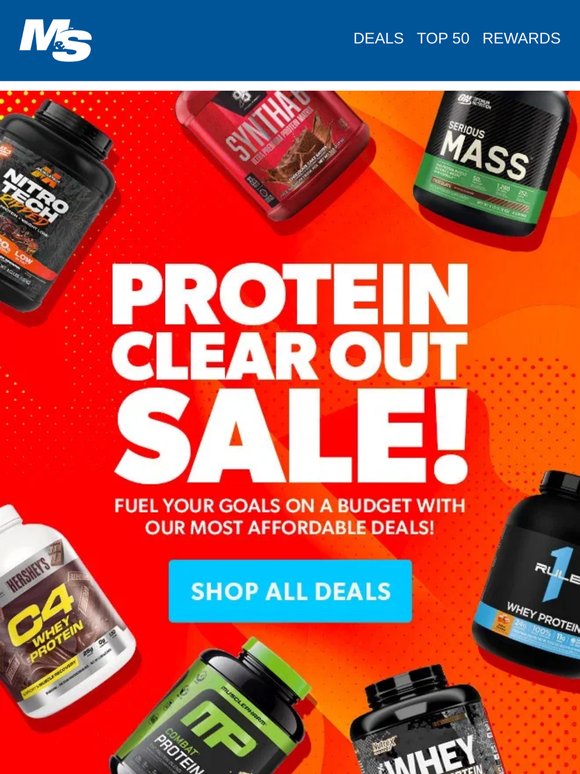 Protein Clear Out Sale