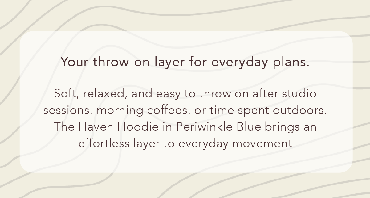 Your throw on layer for everyday plans