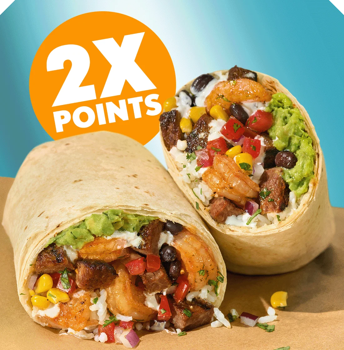 2X POINTS? SAY LESS.