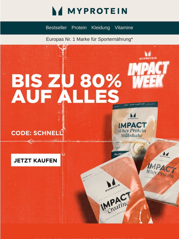 IMPACT WEEK: Bis zu 80% auf ALLES 💥