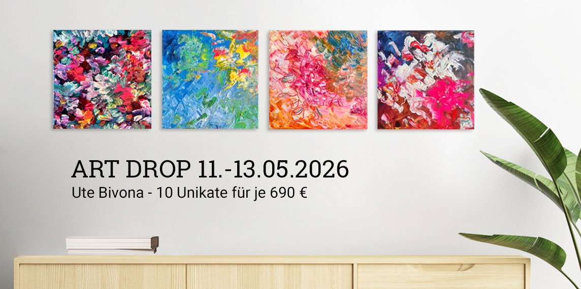 ART DROP - 10 Unikate von Ute Bivona