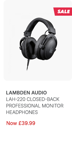 Lambden Audio LAH-220 Closed-Back Professional Monitor Headphones
