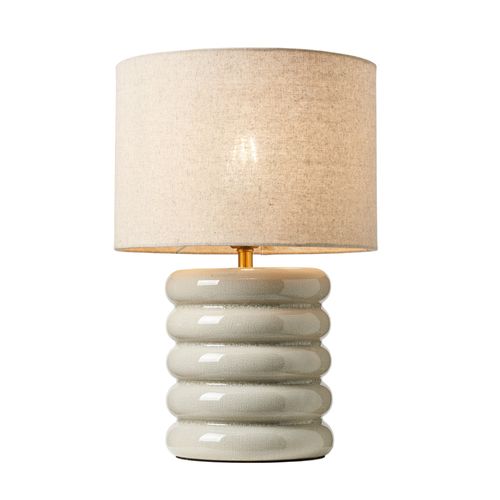 Florence Flump Table Lamp, Ivory