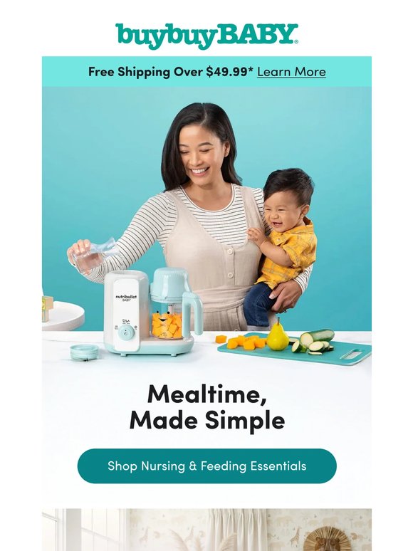 Mealtime made easy 🍼🍽️