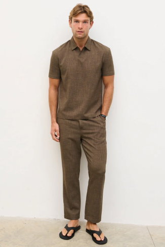 Thorley Textured Drawstring Trousers