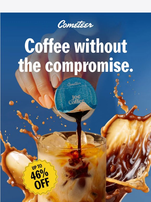 Better coffee for mornings in motion