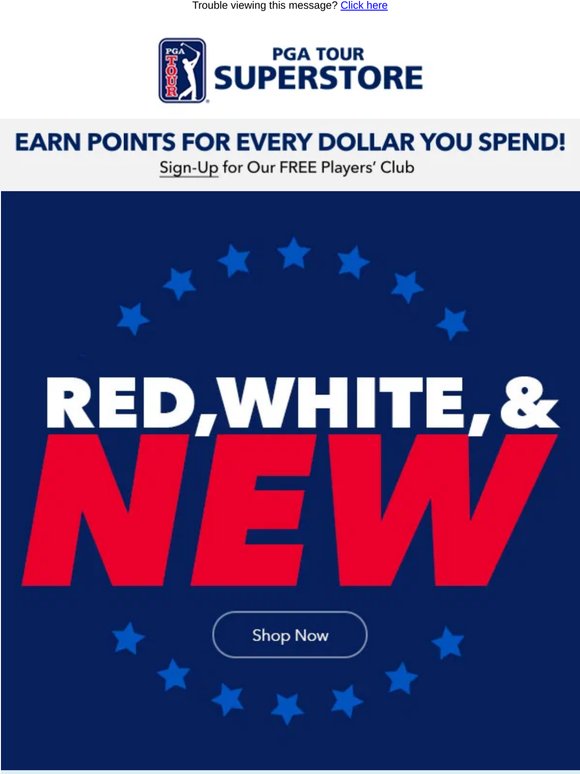 Gear Up in Red, White & Blue!
