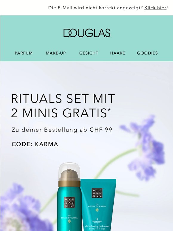 Dein Geschenk: Rituals Set mit 2 Minis