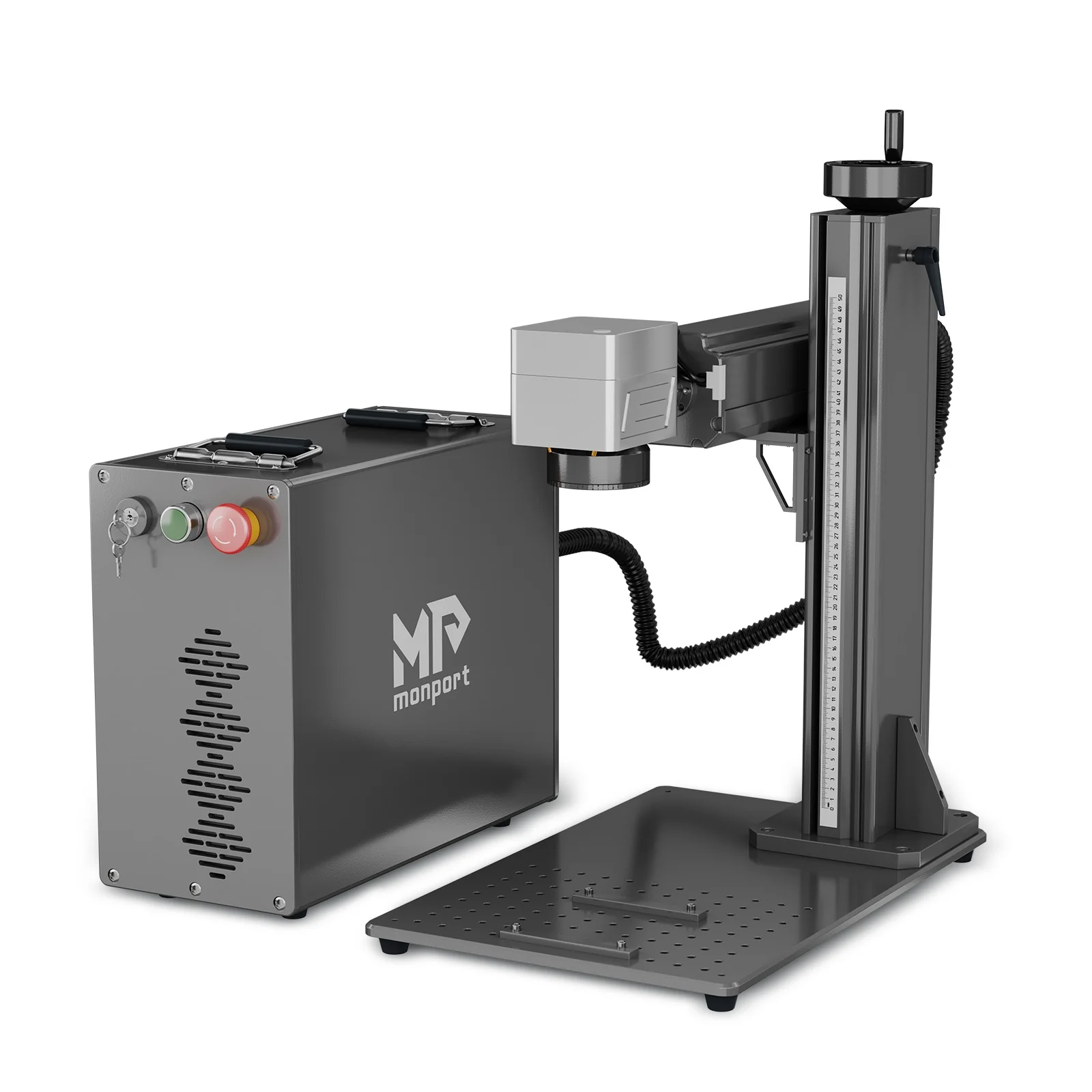 GPro 100W Split MOPA Fiber Laser Engraver — Precision Metal & Colour Marking