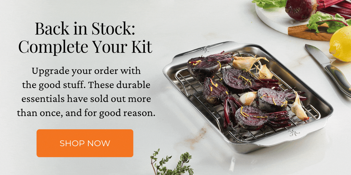 Back in Stock: Complete Your Kit. Upgrade your order with the good stuff. These durable essentials have sold out more than once, and for good reason. Click here to shop back in stock products.