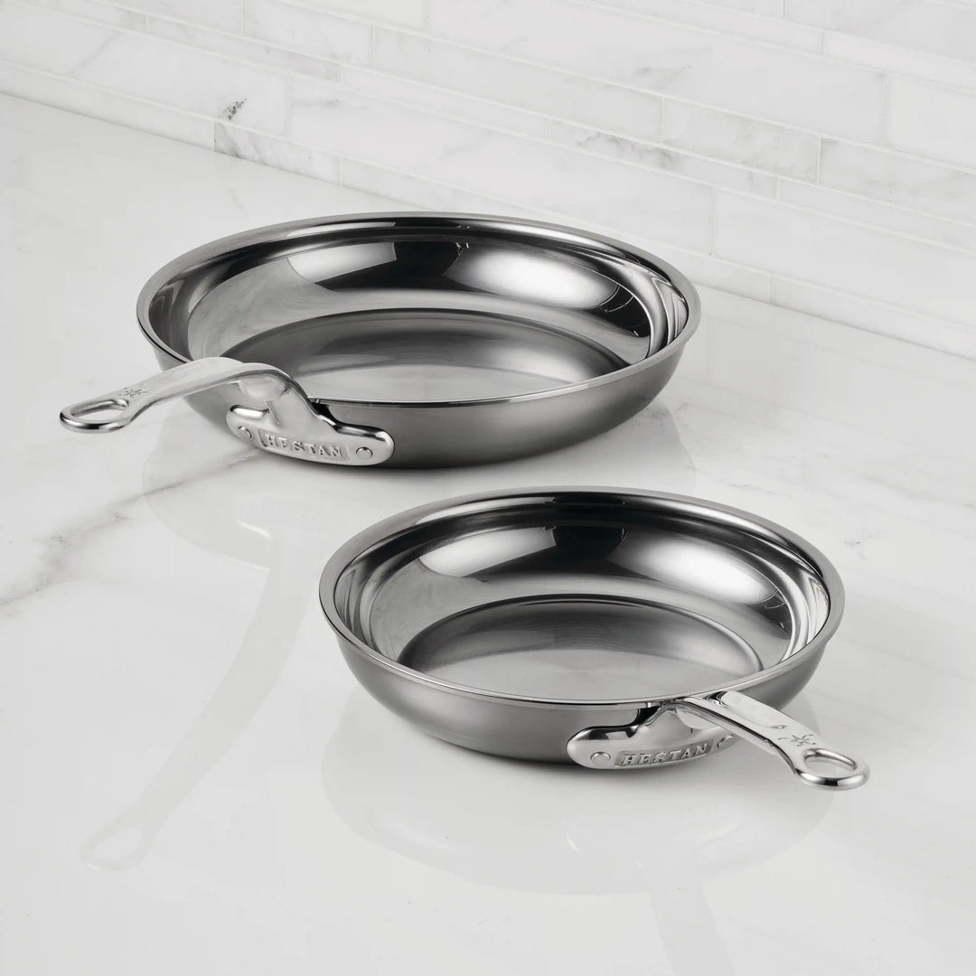 IMG: NanoBond® 2-Piece Set (11" & 8.5" Skillets) on marble countertop