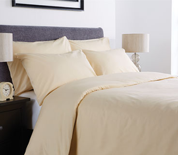 Mitre Comfort Percale Duvet Covers Oatmeal