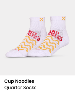 Cup Noodles Quarter Socks