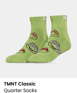 TMNT Classic Quarter Socks
