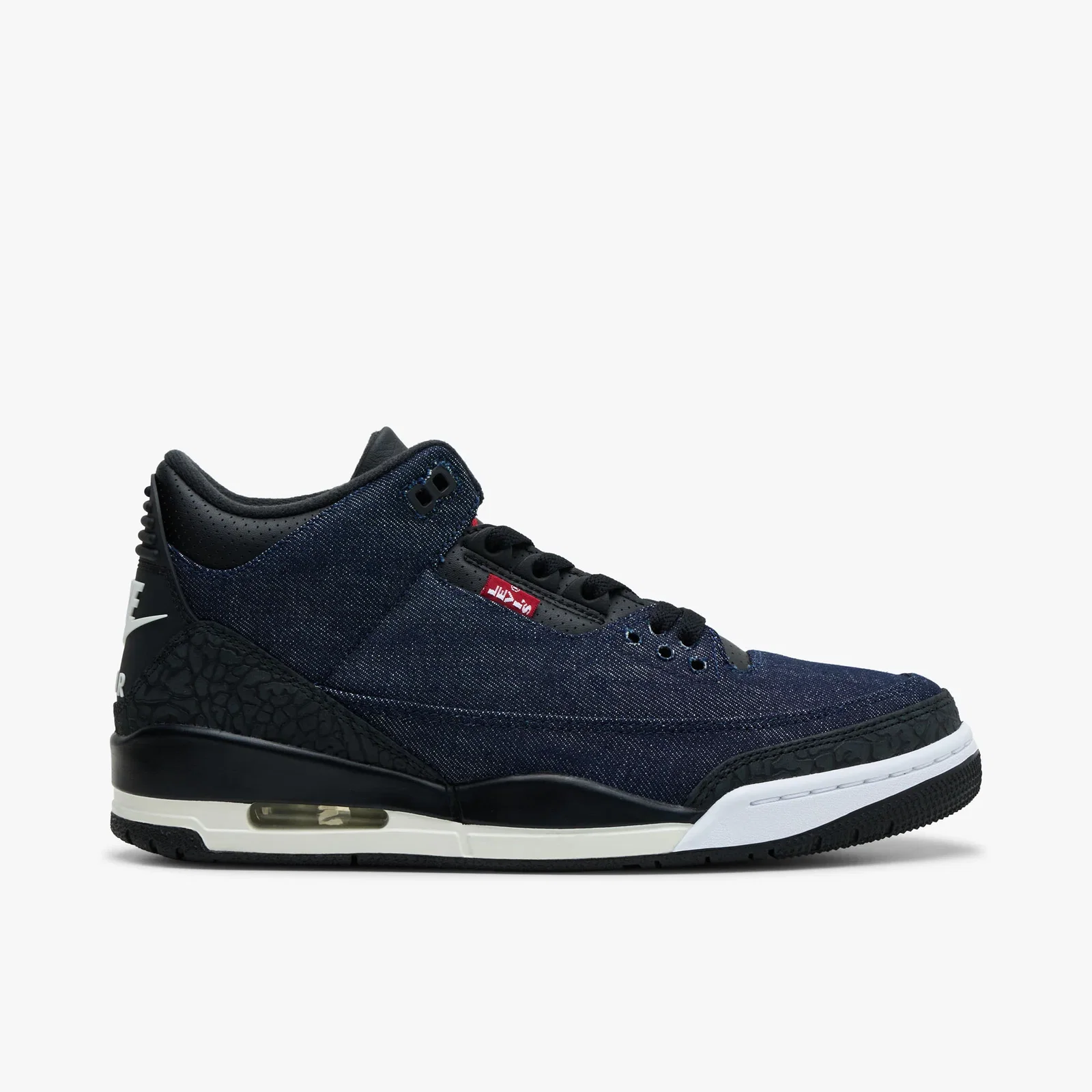 Image of Jordan 3 x Levi's Denim / Black - Sail