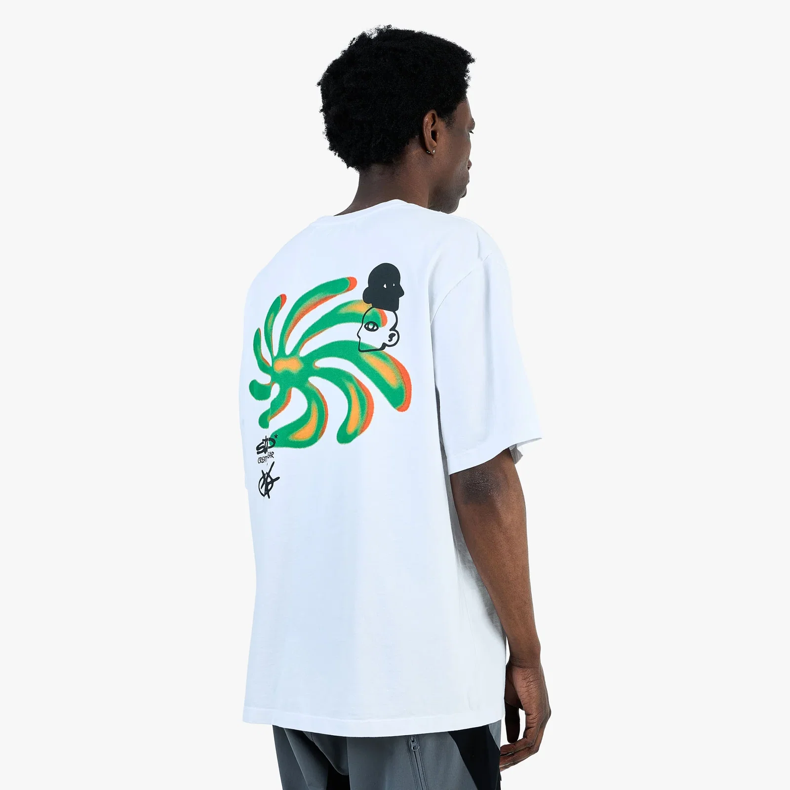 Image of Supervsn Studio Wheel T-Shirt / White