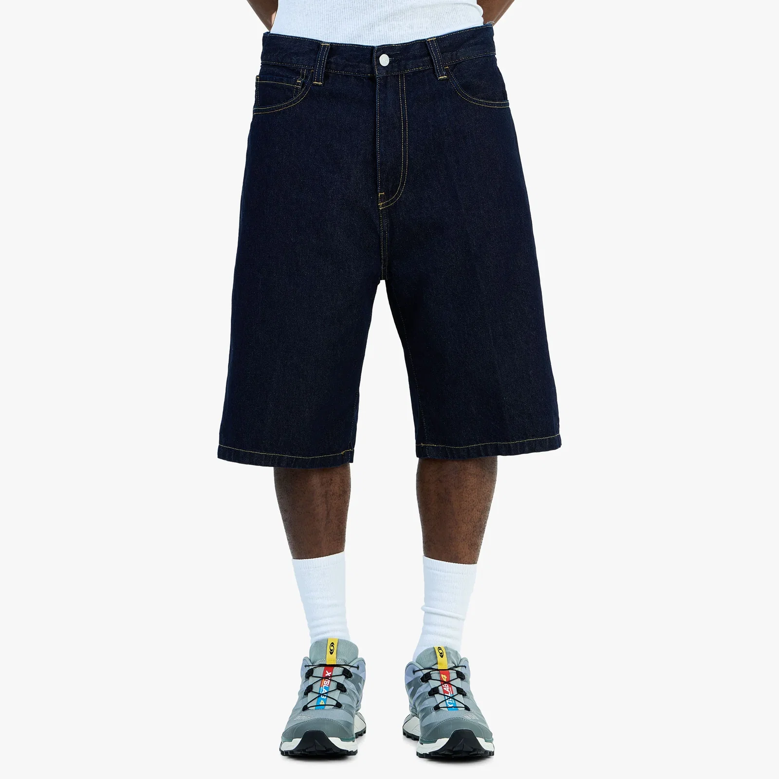 Image of Carhartt WIP Landon Short Blue / Rinsed