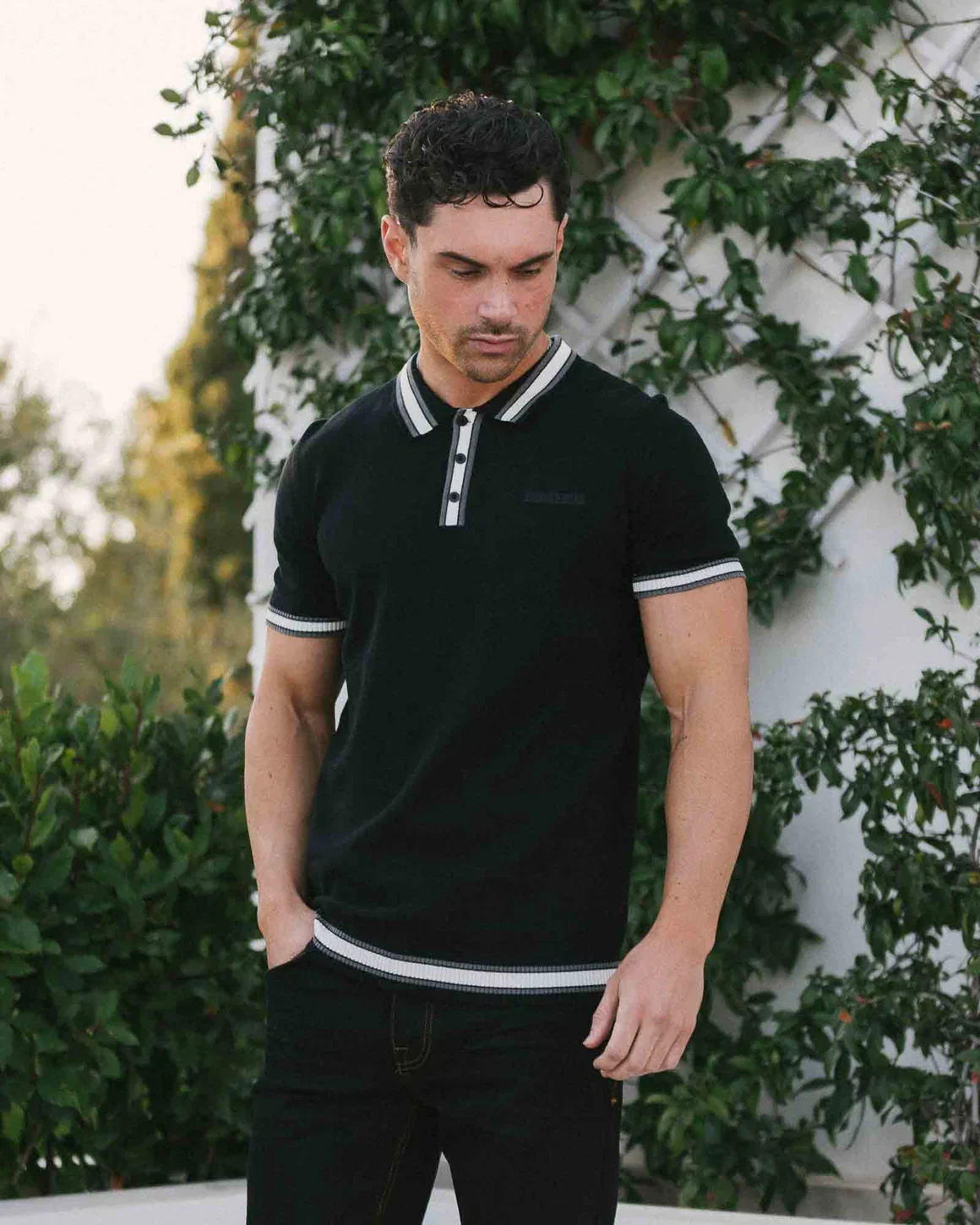 Valero Tipped SS Knit Polo