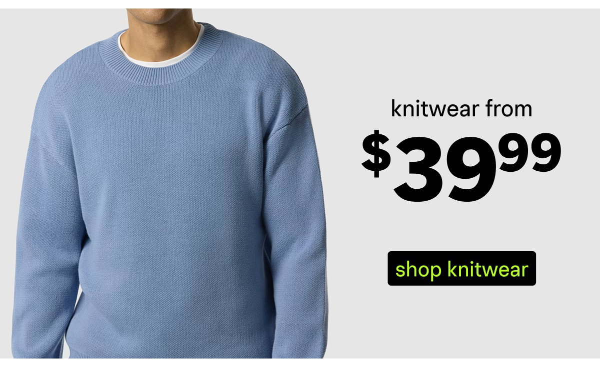 Shop Knitwear From $39.99