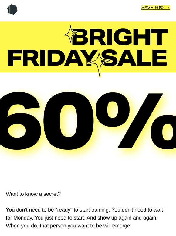 Get 60% off while it lasts!