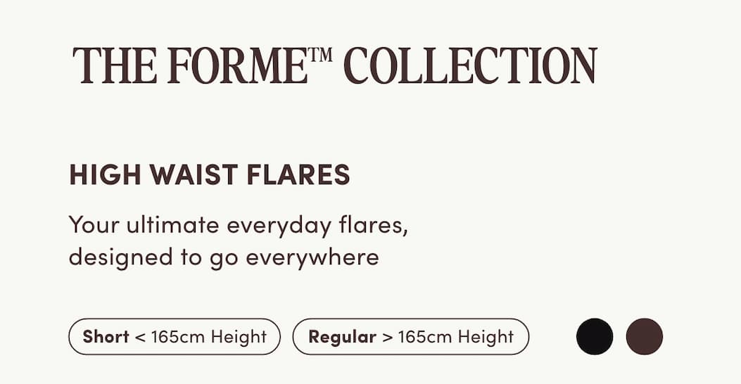 High Waist Flare Trousers