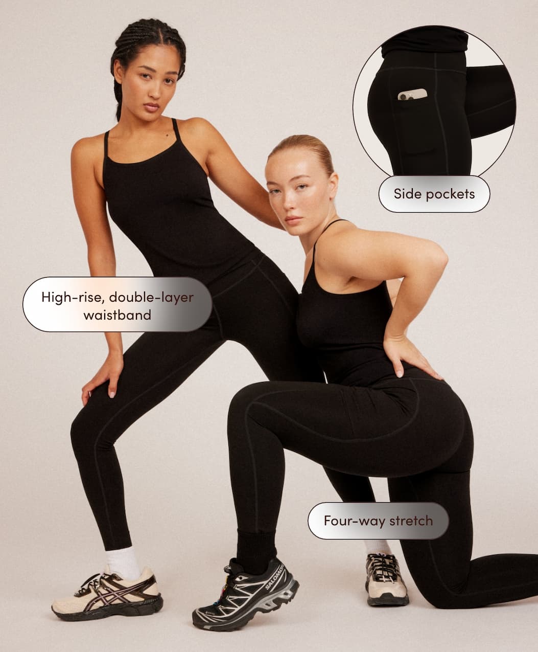 High Waist Leggings With Pocket