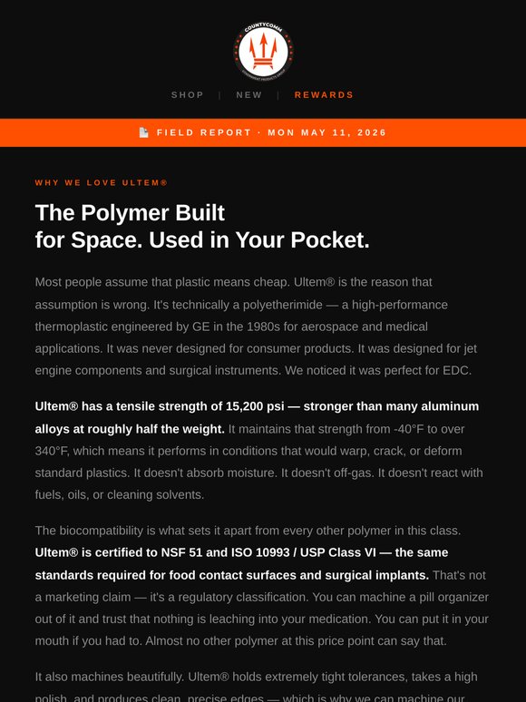 Ultem®: The Polymer Built for Space.