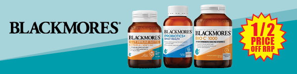 ½ price off RRP Blackmores range