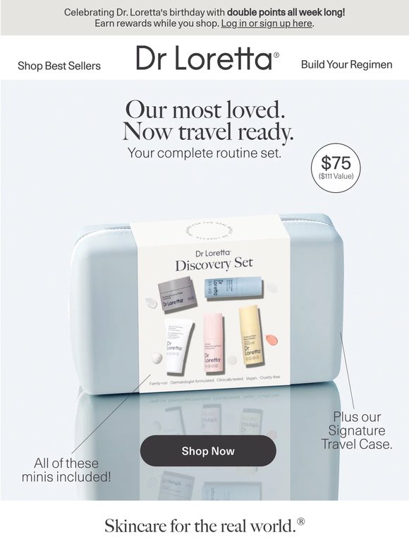 Your Routine, Travel Ready ✨
