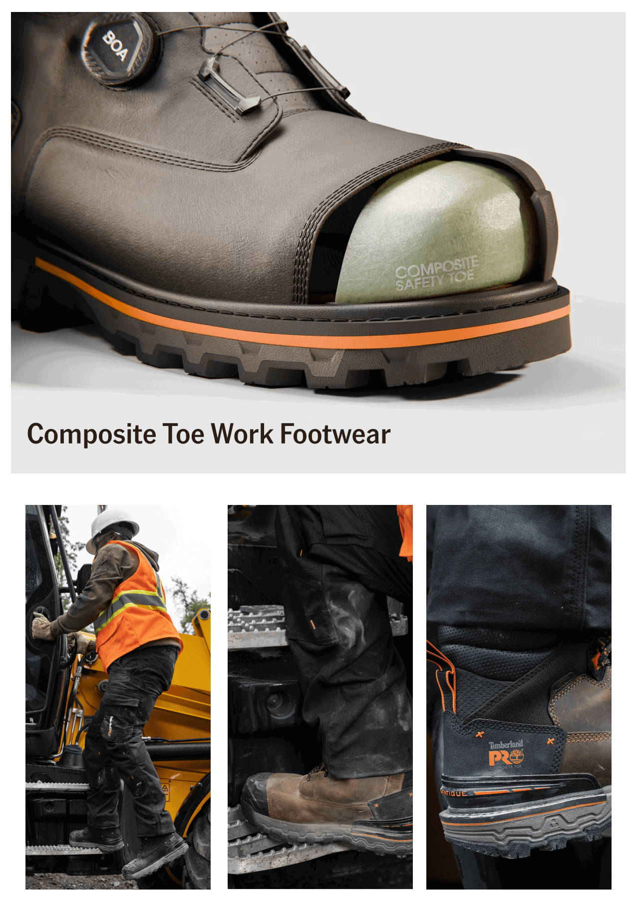 Composite Toe Work Footwear
