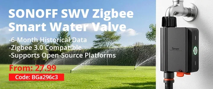 SONOFF SWV Zigbee3.0 Smart Water Valve