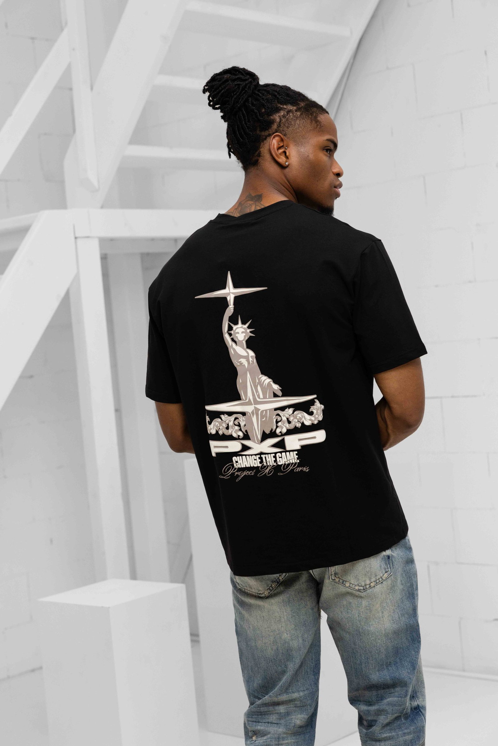 Image of Project X Paris Change The Game T-Shirt Heren Zwart