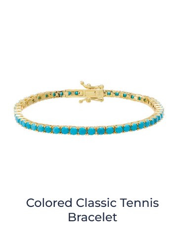Colored Classic Tennis Bracelet