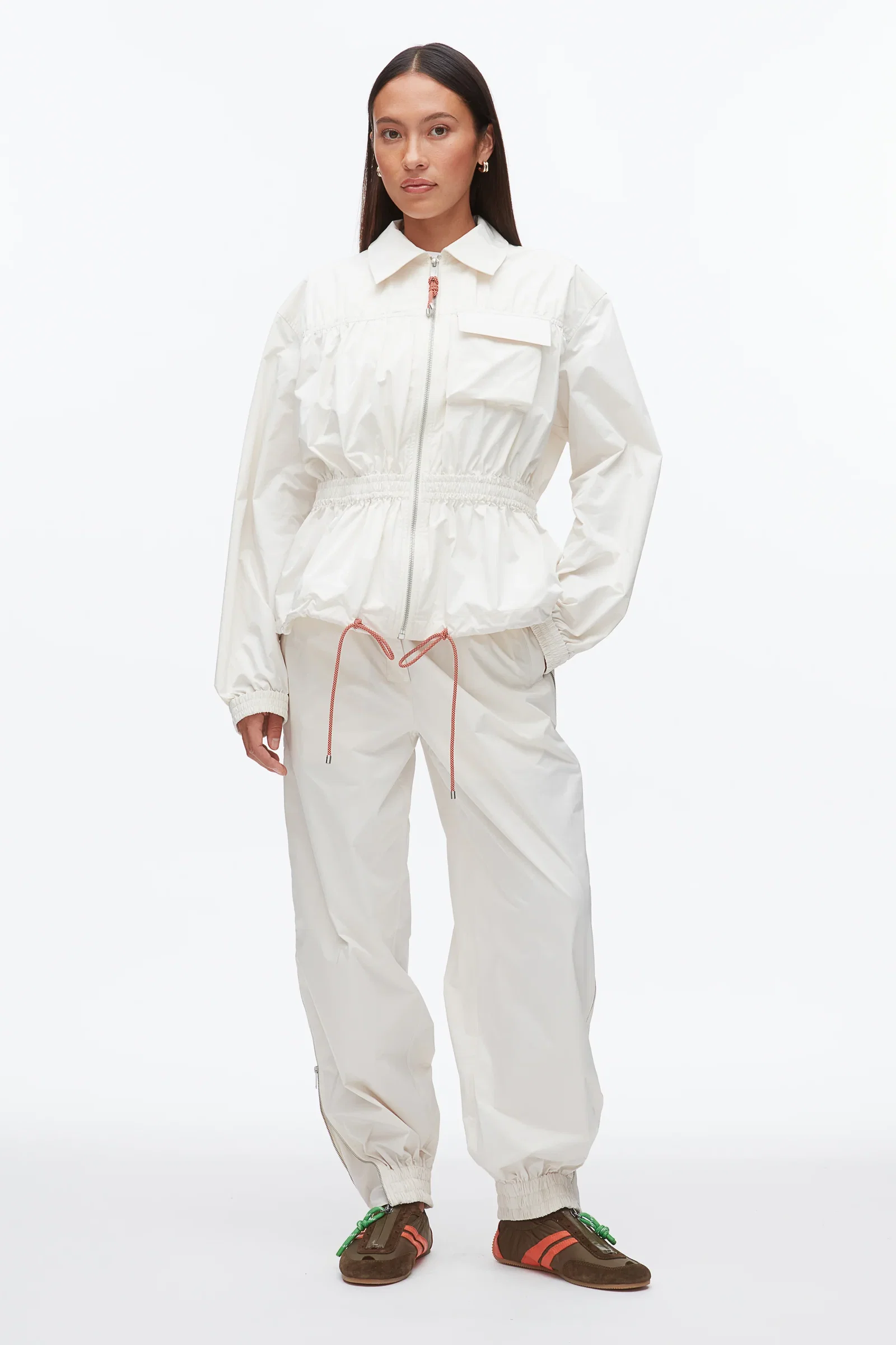Image of Ripstop Ruched Jacket