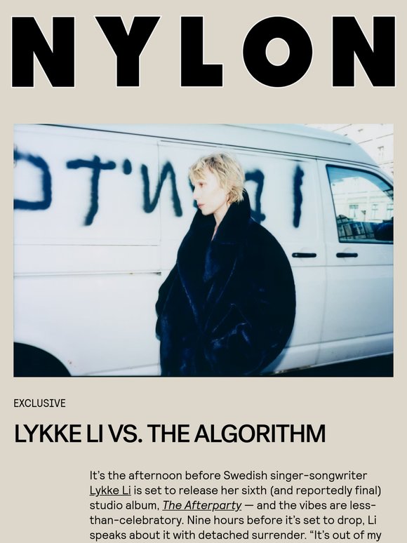 Lykke Li Logs Off