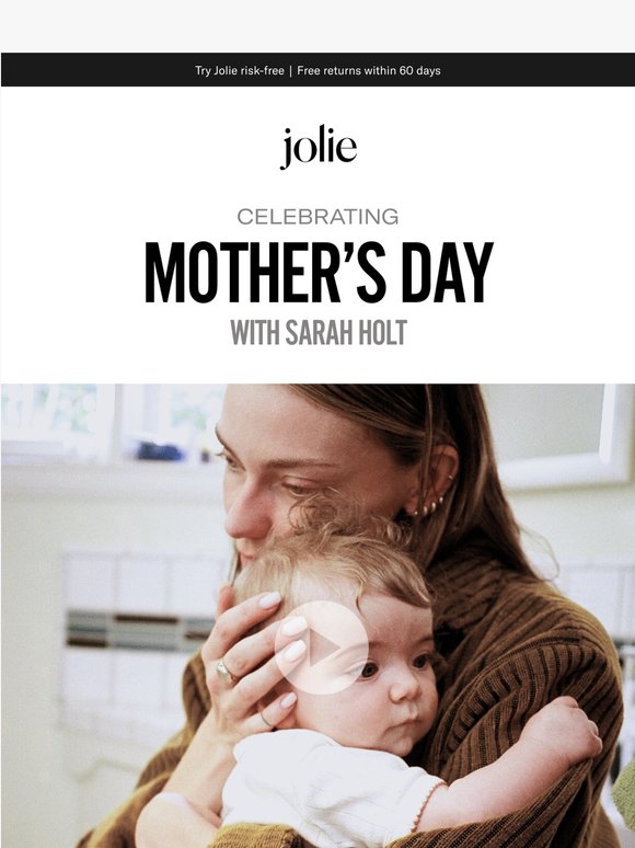 Celebrating Mother's Day with Sarah Holt