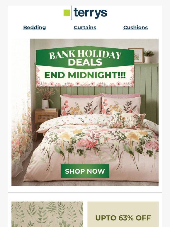 ENDS MIDNIGHT ⏰ BANK HOLIDAY DEALS!!!