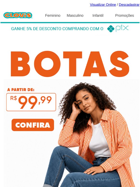 Seu inverno começa aqui: botas a partir de R$99,99