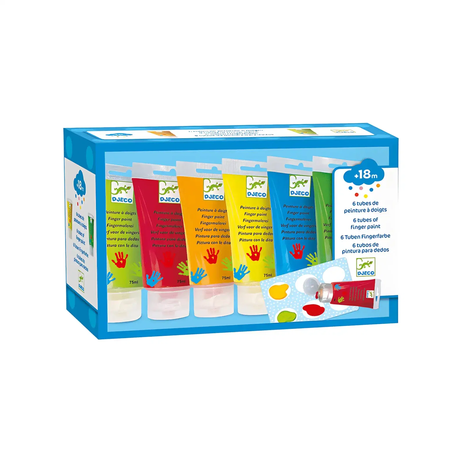 Djeco Finger Paint Tubes | Non Toxic Finger Paint for Kids Australia | Hello CharlieGet creative and messy with Djeco Finger Paint Tubes — six vibrant...