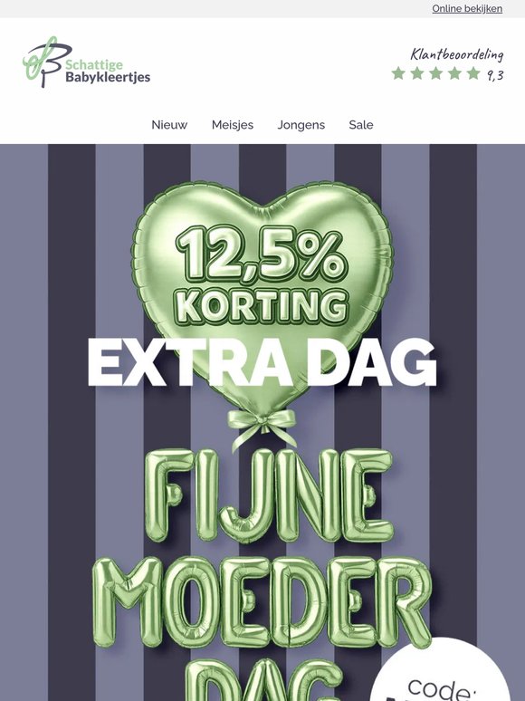 Verlengd 🎁 12,5% korting op alles