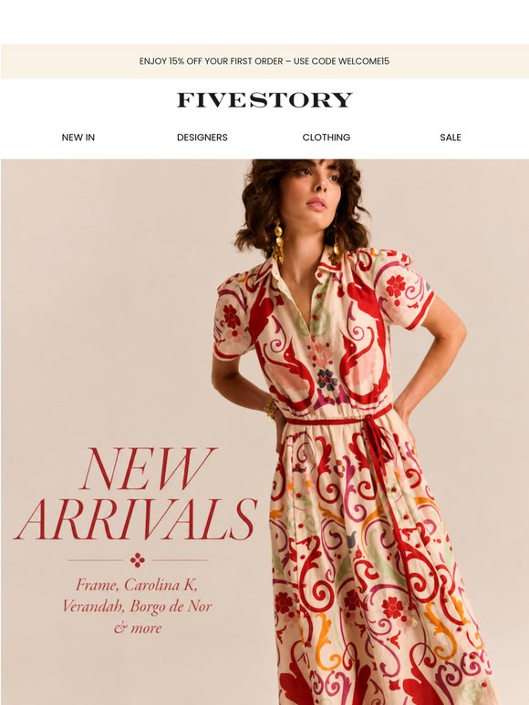 New Arrivals from Carolina K, Verandah, Frame & More