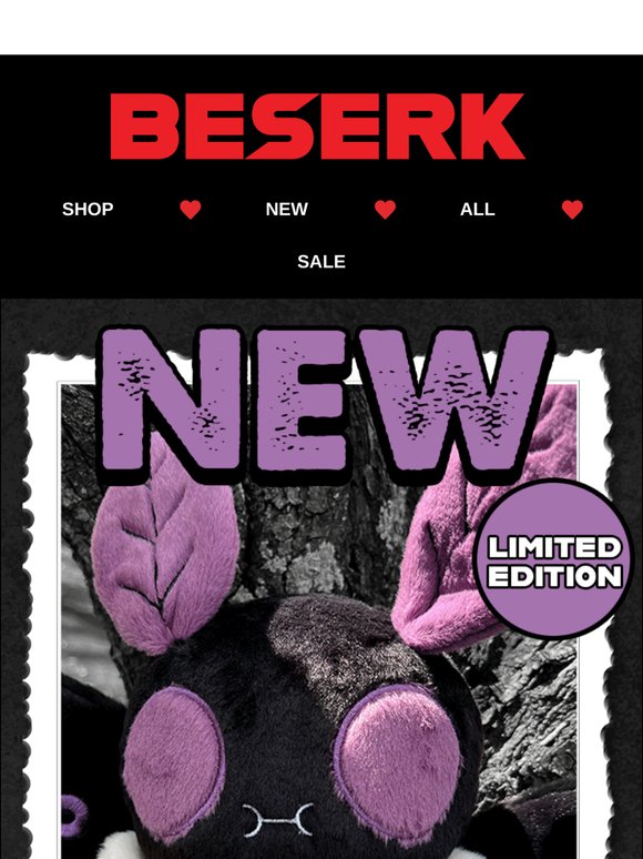 Limited Edition Mothman Plush! 💜🖤