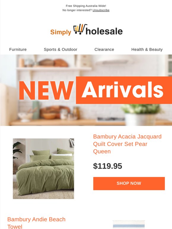 Check Out the New Arrivals at Simply Wholesale!