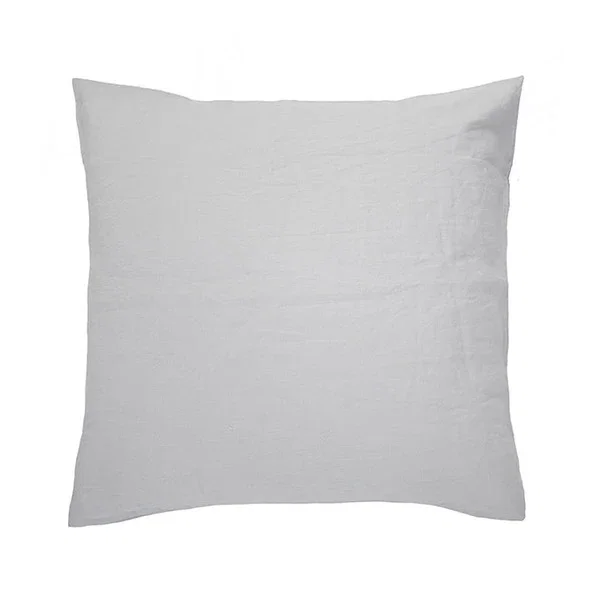 Bambury Linen Euro Pillowcase Silver